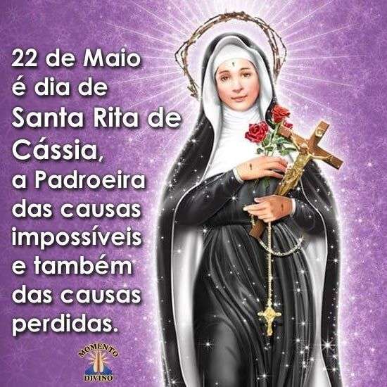 Dia De Santa Rita De C Ssia Recado X