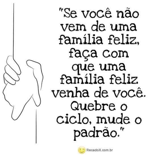 Família feliz, Recado X - 1227.